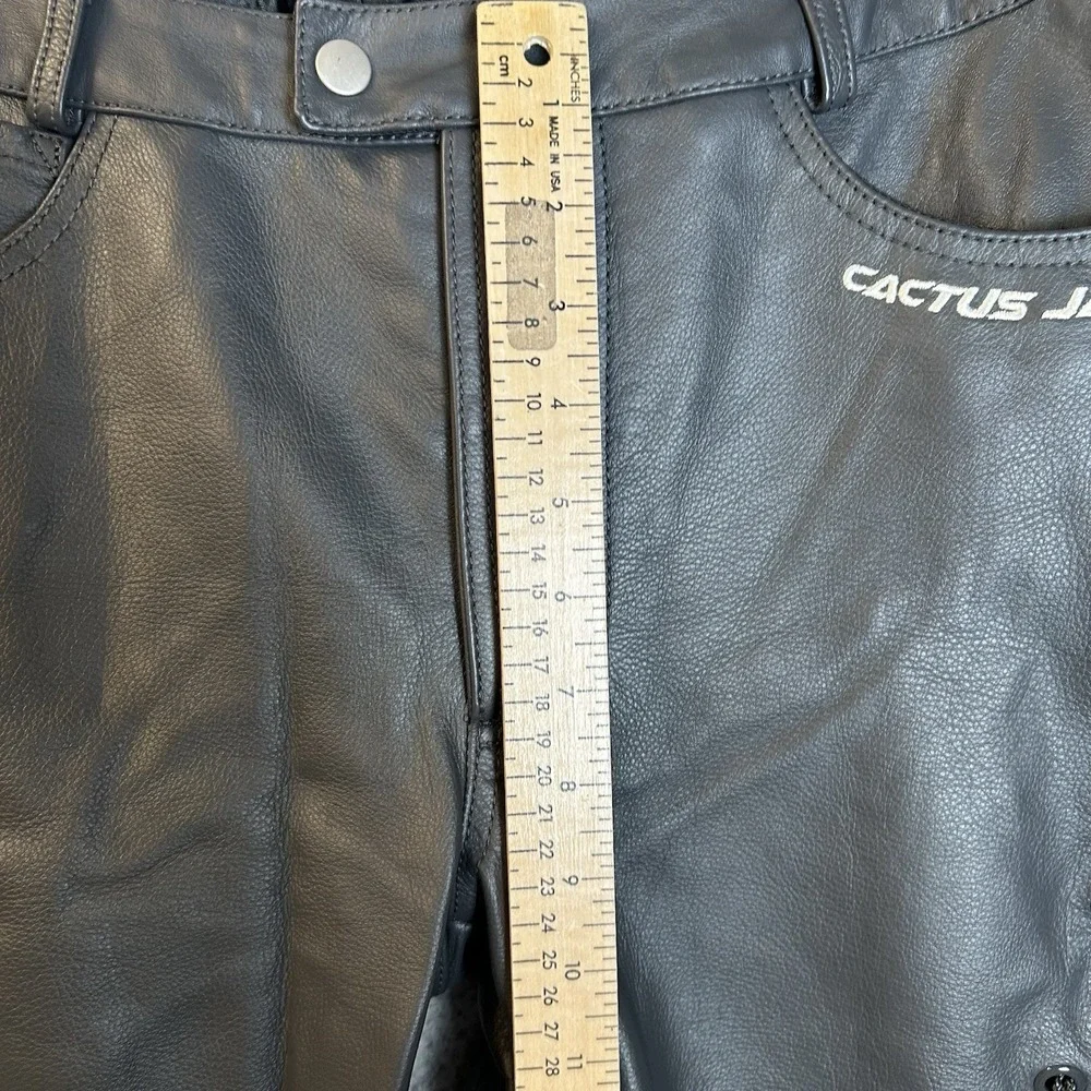 CACTUS JACK Leather Pants Women's Size 4 Flair Travis Scott X Nike Air Jordan